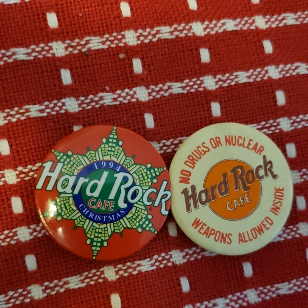 Hard rock cafe pins Vintage